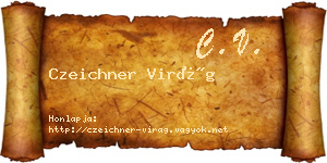 Czeichner Virág névjegykártya